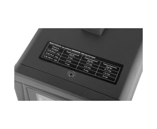 Источник бесперебойного питания REAL-EL RESERVE-500 (EL122100003), изображение 7 Источник бесперебойного питания REAL-EL RESERVE-500 (EL122100003), изображение 7