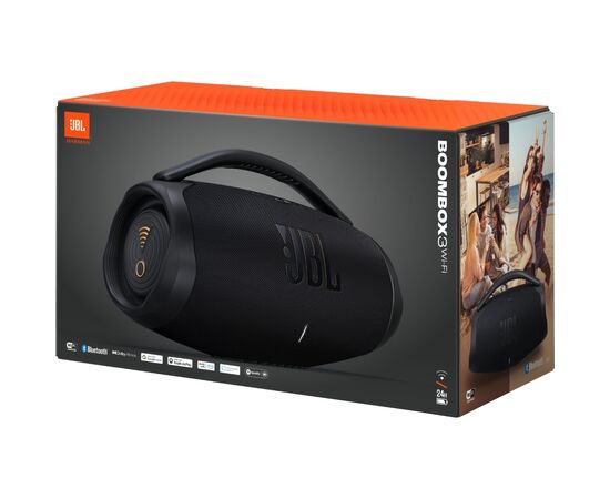 Акустическая система JBL Boombox 3 Wi-Fi Black (JBLBB3WIFIBLKEP), изображение 9 Акустическая система JBL Boombox 3 Wi-Fi Black (JBLBB3WIFIBLKEP), изображение 9