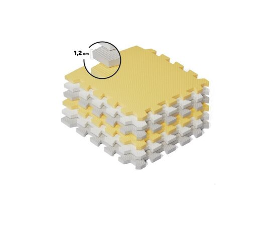 Детский коврик Kinderkraft пазл Luno Yellow, 30 элементов (5902533913602), изображение 2 Детский коврик Kinderkraft пазл Luno Yellow, 30 элементов (5902533913602), изображение 2