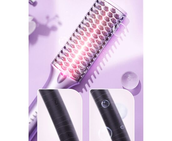 Электрощетка для волос Xiaomi ShowSee Hair Straightener E1-V Violet, изображение 4 Электрощетка для волос Xiaomi ShowSee Hair Straightener E1-V Violet, изображение 4