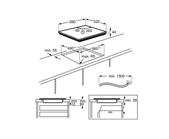 Варочная поверхность AEG IAE64881FB, изображение 10 Варочная поверхность AEG IAE64881FB, изображение 10