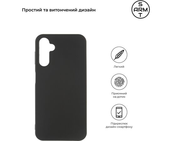 Чехол для мобильного телефона Armorstandart Matte Slim Fit Samsung A24 4G (A245) Black (ARM66168), изображение 2