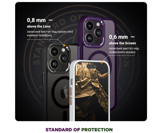 Чехол для мобильного телефона Armorstandart Unit MagSafe Apple iPhone 11 Purple (ARM68875), изображение 4 Чехол для мобильного телефона Armorstandart Unit MagSafe Apple iPhone 11 Purple (ARM68875), изображение 4