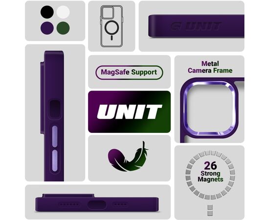 Чехол для мобильного телефона Armorstandart Unit MagSafe Apple iPhone 11 Purple (ARM68875), изображение 5 Чехол для мобильного телефона Armorstandart Unit MagSafe Apple iPhone 11 Purple (ARM68875), изображение 5