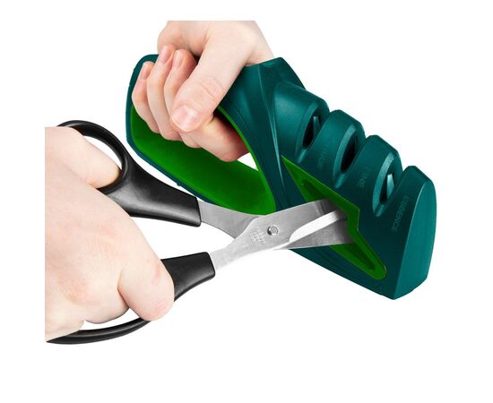 Точило Verto для ножей и ножниц, 3 этапа заточки (05G120), изображение 2 Точило Verto для ножей и ножниц, 3 этапа заточки (05G120), изображение 2