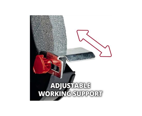 Точильный станок Einhell TC-WD 200/150, 250 Вт, диски 200/150 мм, 134/2980 (4417242), изображение 2 Точильный станок Einhell TC-WD 200/150, 250 Вт, диски 200/150 мм, 134/2980 (4417242), изображение 2