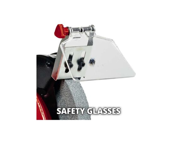 Точильный станок Einhell TC-WD 200/150, 250 Вт, диски 200/150 мм, 134/2980 (4417242), изображение 3 Точильный станок Einhell TC-WD 200/150, 250 Вт, диски 200/150 мм, 134/2980 (4417242), изображение 3