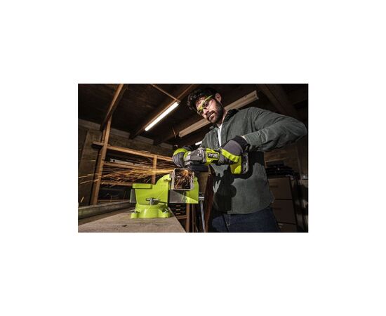 Шлифовальная машина Ryobi RAG18X-0, 18В ONE+ НР, бесщеточная, 125мм (без АКБ и ЗУ) (5133005011), изображение 8 Шлифовальная машина Ryobi RAG18X-0, 18В ONE+ НР, бесщеточная, 125мм (без АКБ и ЗУ) (5133005011), изображение 8