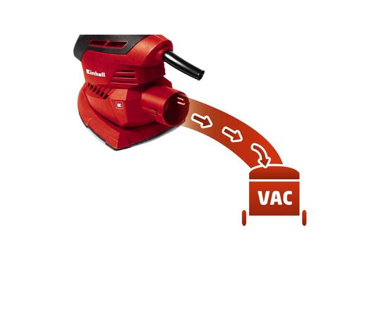 Шлифовальная машина Einhell TH-OS 1016, 150х150х100 мм, 100 Вт, 24000 об/мин, 1 кг (4460610), изображение 4 Шлифовальная машина Einhell TH-OS 1016, 150х150х100 мм, 100 Вт, 24000 об/мин, 1 кг (4460610), изображение 4