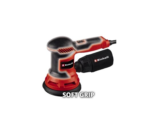 Шлифовальная машина Einhell TC-RS 425 E, 125 мм, 425Вт, 12000-26000 кол/мин, 1.7 кг (4462005), изображение 4 Шлифовальная машина Einhell TC-RS 425 E, 125 мм, 425Вт, 12000-26000 кол/мин, 1.7 кг (4462005), изображение 4