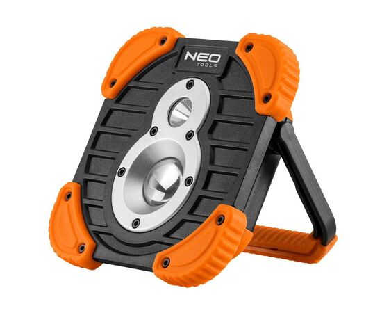 Прожектор Neo Tools акумулятор, 2600мАг, 3.7 Li-ion, 10 Вт + 3 Вт, 750+ 250 люме (99-040)
