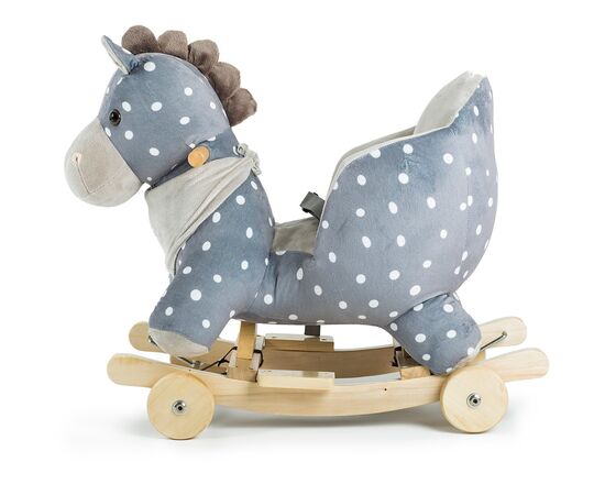 Качалка дитяча Kinderkraft Конячка з колесами Gray (5902533908134), зображення 4 Качалка дитяча Kinderkraft Конячка з колесами Gray (5902533908134), зображення 4