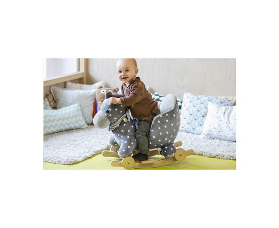 Качалка дитяча Kinderkraft Конячка з колесами Gray (5902533908134), зображення 7 Качалка дитяча Kinderkraft Конячка з колесами Gray (5902533908134), зображення 7