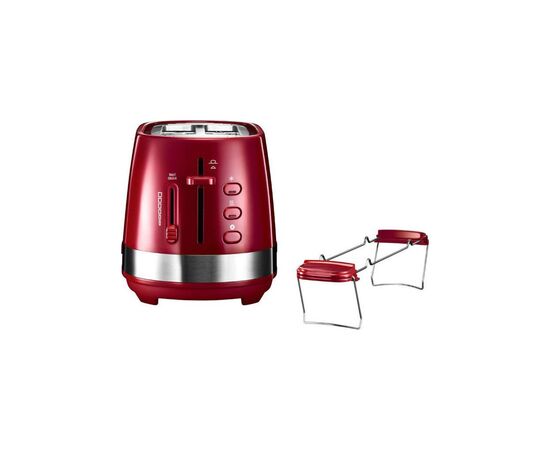 Тостер DeLonghi CTLA 2103 R, изображение 2 Тостер DeLonghi CTLA 2103 R, изображение 2