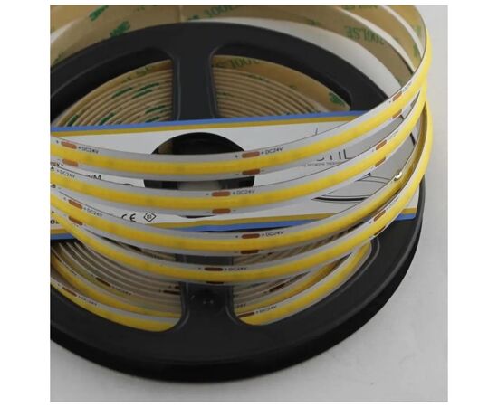 Светодиодная лента LED-STIL 5000K 9 Вт/м COB 480 діодів IP33 24 Вольта 990 lm біле денне світло (UC5-24-480-8-90), изображение 4 Светодиодная лента LED-STIL 5000K 9 Вт/м COB 480 діодів IP33 24 Вольта 990 lm біле денне світло (UC5-24-480-8-90), изображение 4