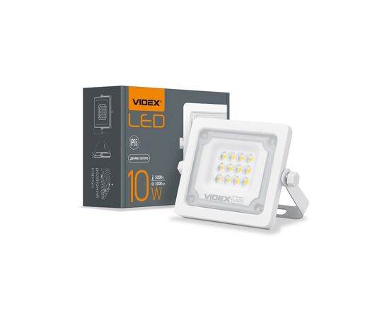 Прожектор Videx LED  10W 5000K 220V (VL-F2e-105W), изображение 3 Прожектор Videx LED  10W 5000K 220V (VL-F2e-105W), изображение 3