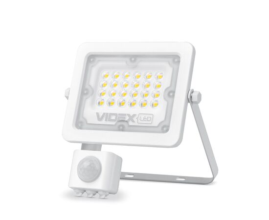 Прожектор Videx LED 10W 5000K з датчиком руху (VL-F2e105W-S)