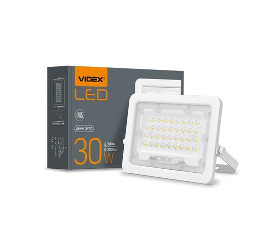 Прожектор Videx LED  30W 5000K 220V (VL-F2e-305W), изображение 3 Прожектор Videx LED  30W 5000K 220V (VL-F2e-305W), изображение 3