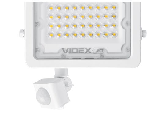 Прожектор Videx LED  30W 5000K с датчиком движения (VL-F2e305W-S), изображение 3 Прожектор Videx LED  30W 5000K с датчиком движения (VL-F2e305W-S), изображение 3