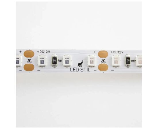 Светодиодная лента LED-STIL 9,6 Вт/м 2835 120 діодів IP33 12 В (DFN2835-120A-IP33-R), изображение 2 Светодиодная лента LED-STIL 9,6 Вт/м 2835 120 діодів IP33 12 В (DFN2835-120A-IP33-R), изображение 2