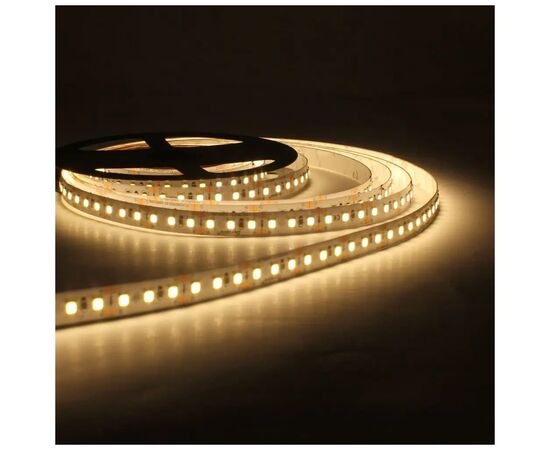 Светодиодная лента LED-STIL 3000K 22 Вт/м 2835 (діоди Samsung) 120 діодов 12 Вольт 2200 lm (DFN2835S-120C-IP20-WW), изображение 2 Светодиодная лента LED-STIL 3000K 22 Вт/м 2835 (діоди Samsung) 120 діодов 12 Вольт 2200 lm (DFN2835S-120C-IP20-WW), изображение 2