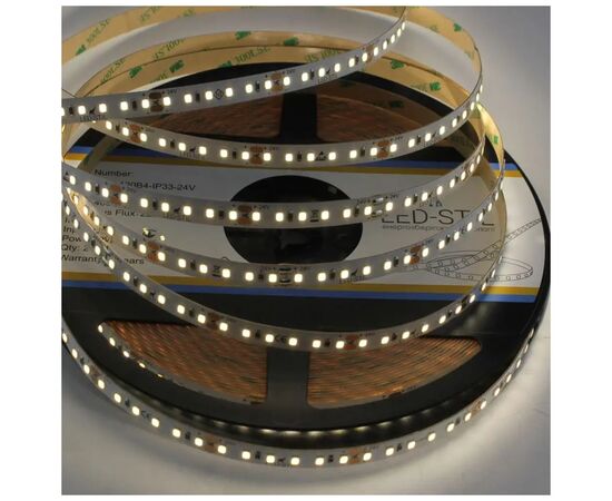 Светодиодная лента LED-STIL 4000K 2 Вт/м 2835 120 діодів IP33 24 Вольта 220 lm нейтральне світло (DFN2835-120B4-2w-IP33-24V), изображение 4 Светодиодная лента LED-STIL 4000K 2 Вт/м 2835 120 діодів IP33 24 Вольта 220 lm нейтральне світло (DFN2835-120B4-2w-IP33-24V), изображение 4