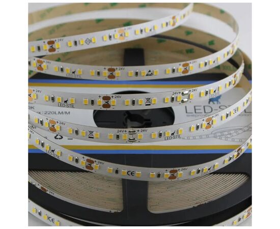 Светодиодная лента LED-STIL 4000K 2 Вт/м 2835 120 діодів IP33 24 Вольта 220 lm нейтральне світло (DFN2835-120B4-2w-IP33-24V), изображение 5 Светодиодная лента LED-STIL 4000K 2 Вт/м 2835 120 діодів IP33 24 Вольта 220 lm нейтральне світло (DFN2835-120B4-2w-IP33-24V), изображение 5