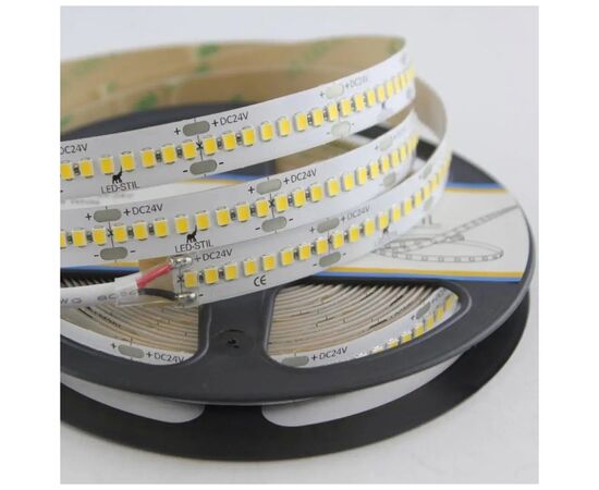 Светодиодная лента LED-STIL 4000K 22 Вт/м 2835 240 діодів IP33 24 Вольта 3600 lm нейтральне світло (DFP2835-240C4-IP33-24V), изображение 4 Светодиодная лента LED-STIL 4000K 22 Вт/м 2835 240 діодів IP33 24 Вольта 3600 lm нейтральне світло (DFP2835-240C4-IP33-24V), изображение 4