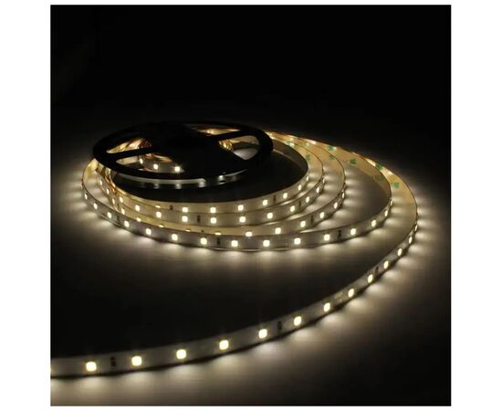 Светодиодная лента LED-STIL 4000K 6 Вт/м 2835 60 діодів IP33 24 Вольта 600 lm нейтральне світло (DFP2835-60A4-IP33-24V), изображение 2 Светодиодная лента LED-STIL 4000K 6 Вт/м 2835 60 діодів IP33 24 Вольта 600 lm нейтральне світло (DFP2835-60A4-IP33-24V), изображение 2