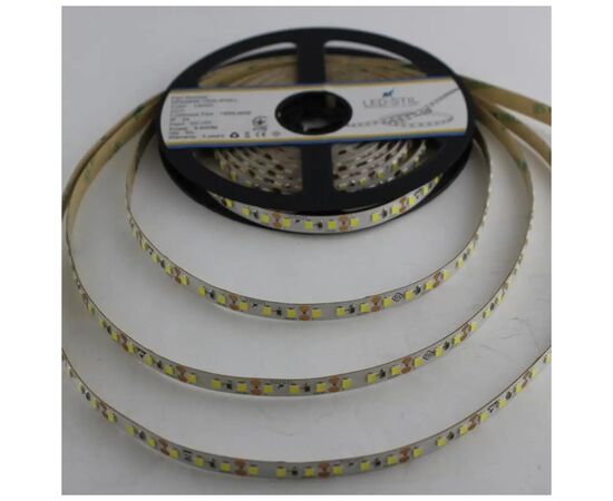 Светодиодная лента LED-STIL 9,6 Вт/м 2835 120 діодів IP33 12 Вольт 70 lm ЛИМОННИЙ (DFN2835-120A-IP33-L), изображение 2 Светодиодная лента LED-STIL 9,6 Вт/м 2835 120 діодів IP33 12 Вольт 70 lm ЛИМОННИЙ (DFN2835-120A-IP33-L), изображение 2