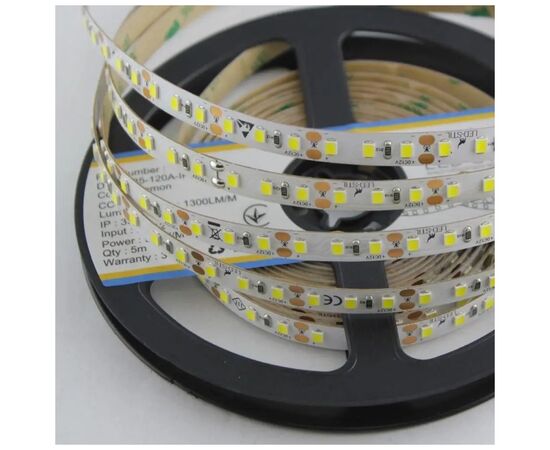 Светодиодная лента LED-STIL 9,6 Вт/м 2835 120 діодів IP33 12 Вольт 70 lm ЛИМОННИЙ (DFN2835-120A-IP33-L), изображение 3 Светодиодная лента LED-STIL 9,6 Вт/м 2835 120 діодів IP33 12 Вольт 70 lm ЛИМОННИЙ (DFN2835-120A-IP33-L), изображение 3