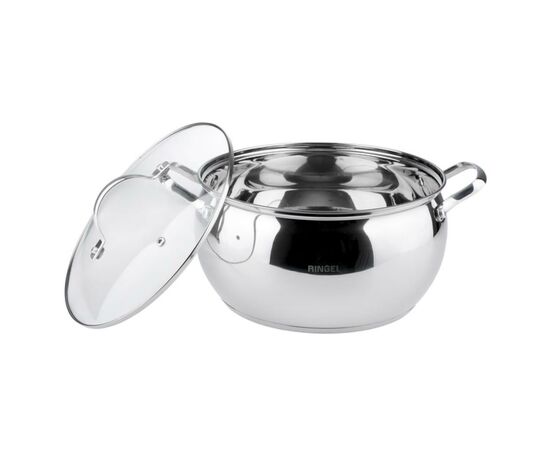 Кастрюля Ringel Bremen с крышкой 5.8 л (RG-2000-24), изображение 3 Кастрюля Ringel Bremen с крышкой 5.8 л (RG-2000-24), изображение 3