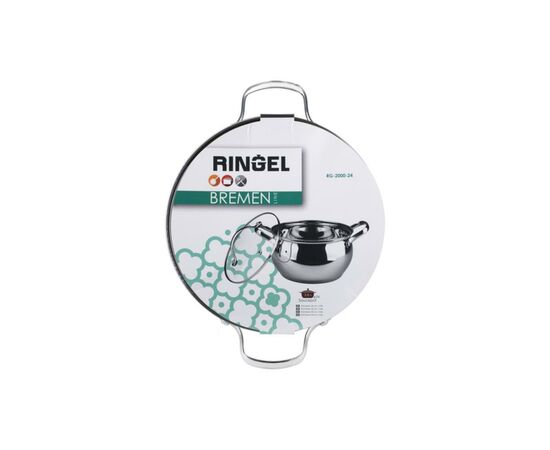 Кастрюля Ringel Bremen с крышкой 5.8 л (RG-2000-24), изображение 4 Кастрюля Ringel Bremen с крышкой 5.8 л (RG-2000-24), изображение 4