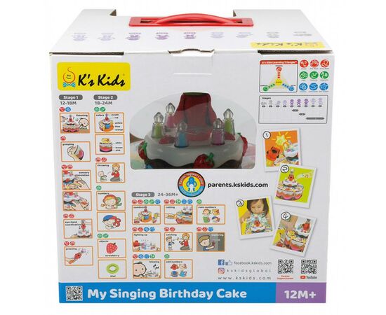 Интерактивная игрушка K’S KIDS Именинный торт (KA10543-GB), изображение 6 Интерактивная игрушка K’S KIDS Именинный торт (KA10543-GB), изображение 6