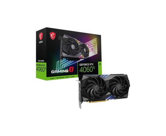 Видеокарта MSI GeForce RTX4060Ti 16Gb GAMING X (RTX 4060 Ti GAMING X 16G), изображение 5 Видеокарта MSI GeForce RTX4060Ti 16Gb GAMING X (RTX 4060 Ti GAMING X 16G), изображение 5