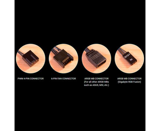 Кулер для корпуса AeroCool Eclipse 12 ARGB (ACF3-EL10217.11), изображение 7 Кулер для корпуса AeroCool Eclipse 12 ARGB (ACF3-EL10217.11), изображение 7
