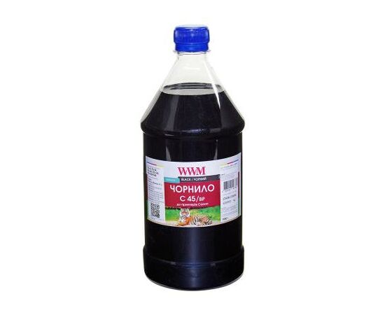 Чернила WWM CANON PG-440/PG-445/PGI-450Bk 1000г Black Pigmented (C45/BP-4)