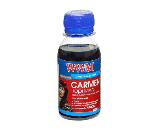 Чернила WWM CANON UNIVERSAL CARMEN 100g Cyan (CU/C-2)
