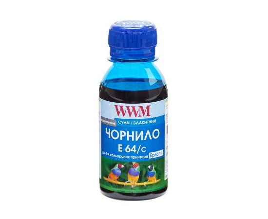Чернила WWM EPSON L110/L210/L355 100g Cyan (E64/C-2)