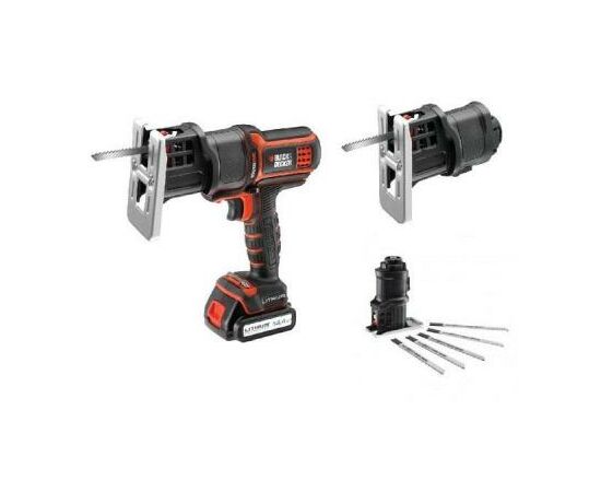 Насадка Black&Decker Multievo, лобзиковая пила (MTJS1), изображение 2 Насадка Black&Decker Multievo, лобзиковая пила (MTJS1), изображение 2