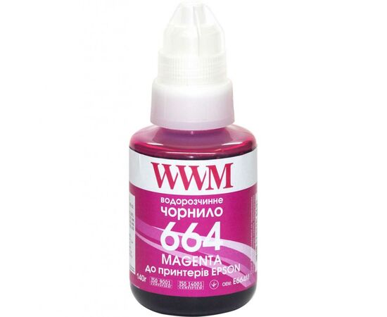 Чернила WWM Epson L110/L210/L300 140г Magenta (E664M)