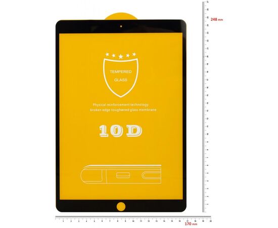 Стекло защитное BeCover Apple iPad 10.2 2019/2020/2021 Black (704523), изображение 2 Стекло защитное BeCover Apple iPad 10.2 2019/2020/2021 Black (704523), изображение 2