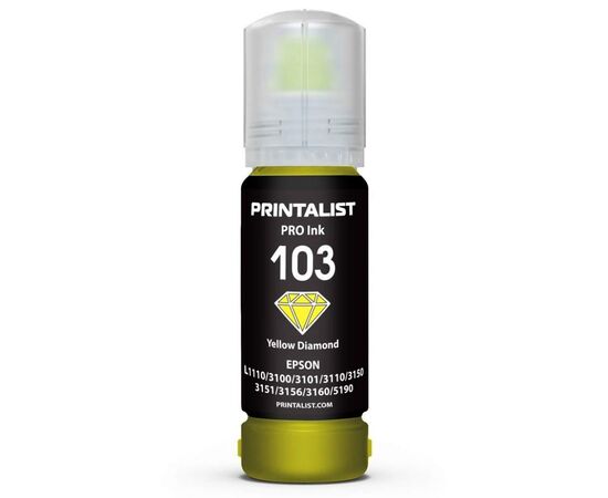 Чернила Printalist Epson L3100/3110/3150 70г Yellow (PL103Y)