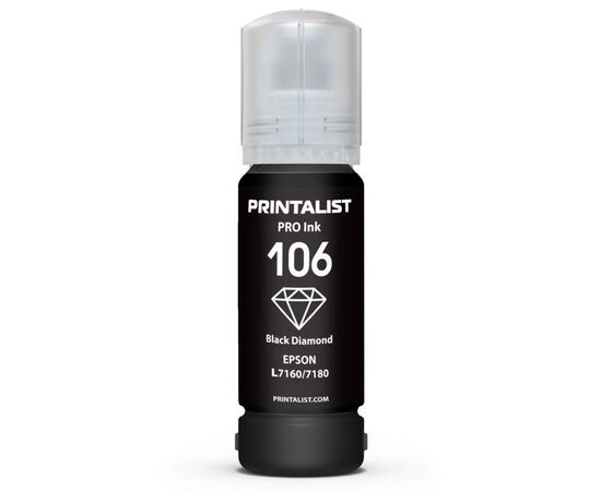 Чернила Printalist Epson L7160/7180 70г Photo Black (PL106PB)