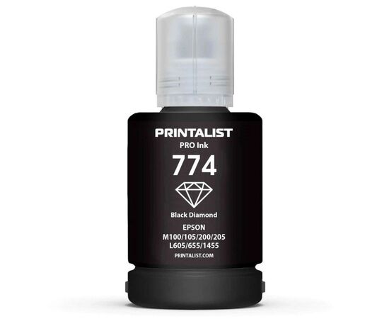 Чернила Printalist Epson M100/M200 140г Black Pigmented (PL774BP)