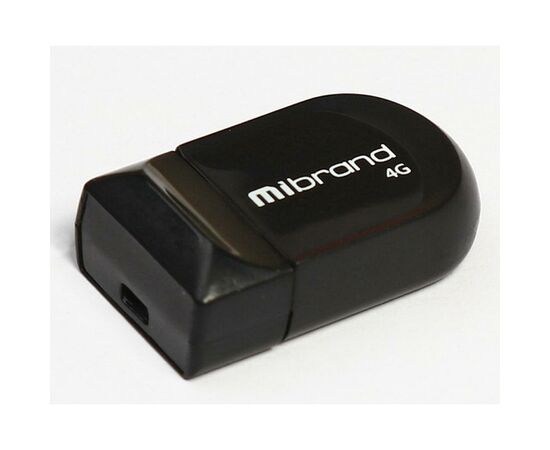 USB флеш накопитель Mibrand 4GB Scorpio Black USB 2.0 (MI2.0/SC4M3B)
