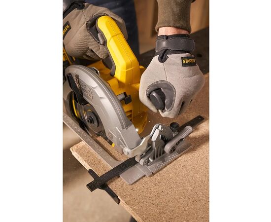 Дисковая пила Stanley FatMax,18В(V20)Li-Ion,2x4Ah, 5000 об/мин, кейс, 10,71кг (SFMCS550M2K), изображение 6