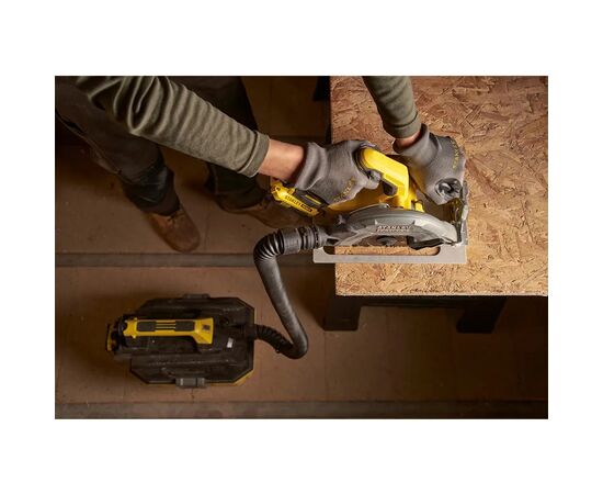 Дисковая пила Stanley FatMax,18В(V20)Li-Ion,2x4Ah, 5000 об/мин, кейс, 10,71кг (SFMCS550M2K), изображение 8