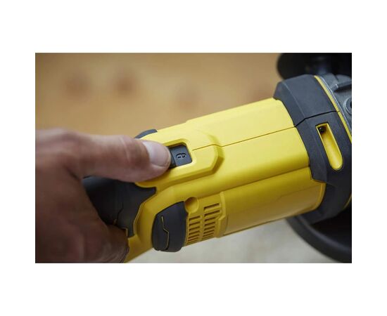 Шлифовальная машина Stanley FatMax, Li-Ion 18V, 2x4Ah, 9000 об/мин, d=125 мм, 2.66кг, кейс (SFMCG400M2K), изображение 10 Шлифовальная машина Stanley FatMax, Li-Ion 18V, 2x4Ah, 9000 об/мин, d=125 мм, 2.66кг, кейс (SFMCG400M2K), изображение 10