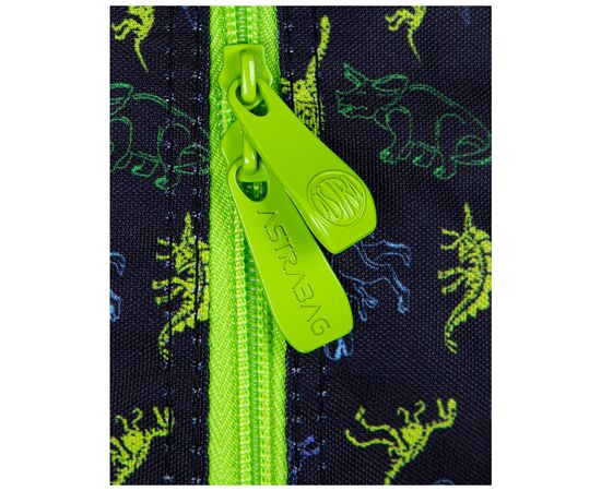 Рюкзак шкільний Astrabag AB330 T-Rex Neon Чорний із зеленим (502023064), зображення 9 Рюкзак шкільний Astrabag AB330 T-Rex Neon Чорний із зеленим (502023064), зображення 9